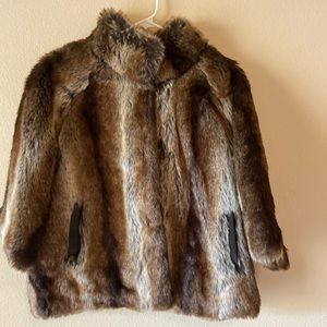 Faux fur bomber